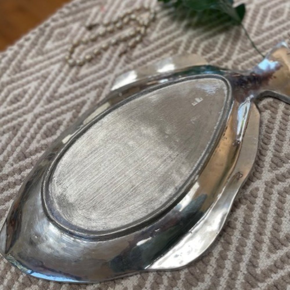 Large Silver Fish Serving Tray - Picture 8 of 10